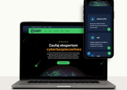 mitsecurity - mockup strony internetowej